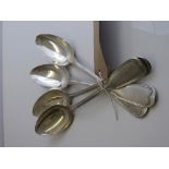 4no German 800 silver table spoons , weight 9.00 ozt. Est £60-80