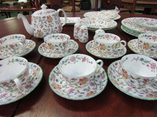 Part Minton 'Haddon Hall' tea service, 29 pieces. Estimate £40-60 - Image 3 of 4