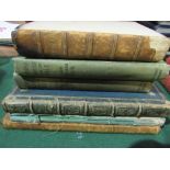 3 books on Burghley House, 2 books on Bird Notes from the Nile & book entitled Strozzi. Estimate £