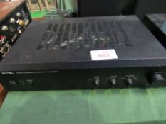 Rotel RA-8208X4 amplifier; Rotel RCD-855 CD player & 2 Tannoy E-11LE speakers, all boxed.