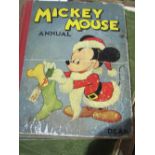 Vintage Mickey Mouse Annual, 1947; Original music score of an Operetta 'Crown Prince of Tyria' by