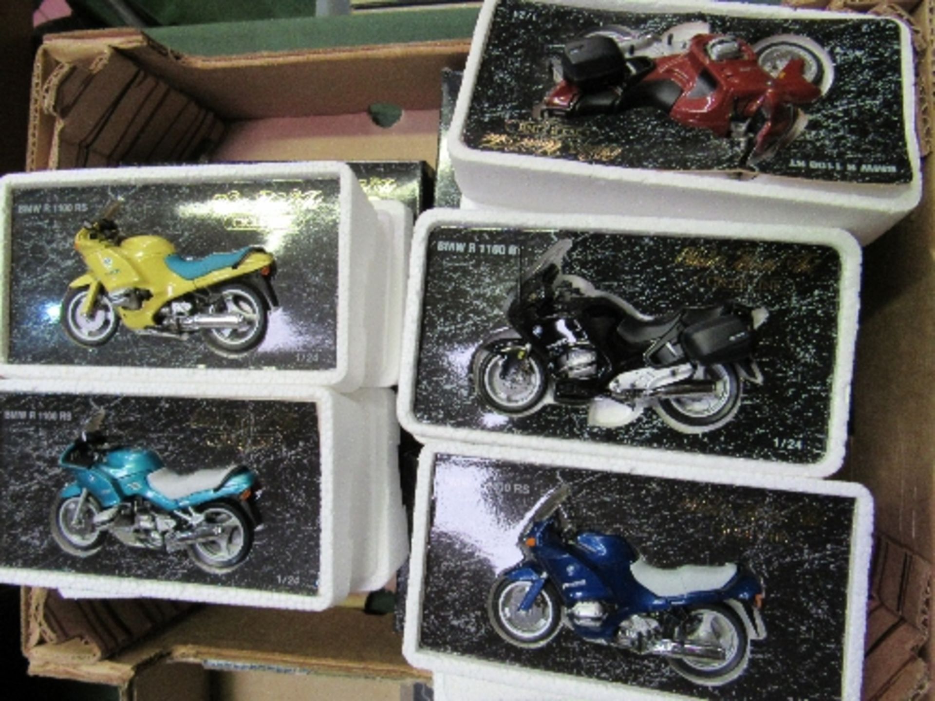 6 'Pauls' model art BMW motorbikes. Estimate £30-40