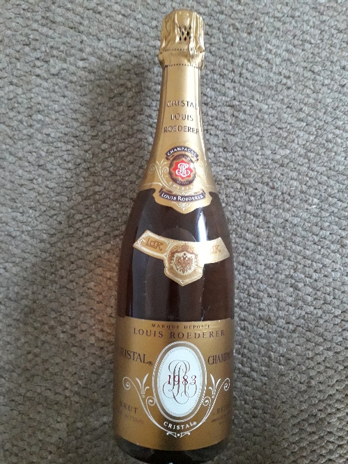 70cl bottle of Louis Roederer Cristal champagne. Estimate £100-150