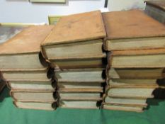 1801, 18 volumes Francis Vesey, Vesey's Reports on cases in the High Court of Chancery. Leather