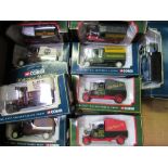 5 Corgi model railway vans & 5 Corgi model Eddie Stobart vans. Estimate £12-18