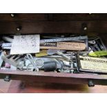 Engineer's toolbox containing cutters, reamers, drills & lathe tools. Estimate £30-50