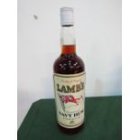 26.67 fl.oz bottle of Lamb's Navy Rum. Estimate £15-20