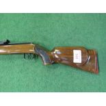 'Original' Mod. 50 .22 calibre air rifle together with a shotgun cleaner. Estimate £30-50