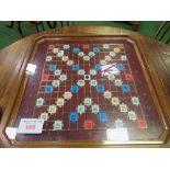 Franklin Mint 'The Collector's Edition' Scrabble game in swivel box c/w Official Scrabble Words