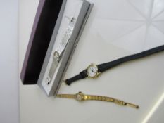 3 lady's fashion wristwatches. Estimate £20-30