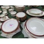 Royal Albert 'Holyrood' dinner service, part, approx 60 pieces. Estimate £80-120