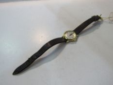 Omega De Ville quartz lady's wristwatch in 750 gold case,serial no. S/N 56103586