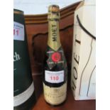 Vintage bottle of Moet et Chandon champagne. Estimate £30-50
