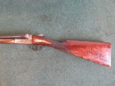 AYA Model 3, 1974, 12 bore side by side double barrel shotgun, 28" barrels, serial no. 448845