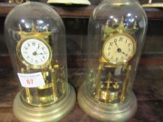 DRGM anniversary clock & another. Estimate £20-40