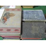 Collection of 19th & 20th century reader's novels, some with gilt tooled covers. Estimate £20-30