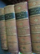 'History of England' by William Howitt, c 1862 8 volumes in 4 books, published by Cassell, Petter