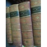 'History of England' by William Howitt, c 1862 8 volumes in 4 books, published by Cassell, Petter