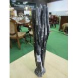 Grey marble sculpture, a/f. Estimate £10-20