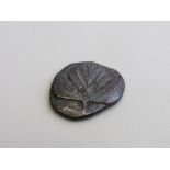 Selinos silver stater circa 500 BC wild parsley leaf to front incuse square to rear. Estimate £200-