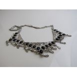 925 silver ethnic wedding necklace. Estimate £30-40