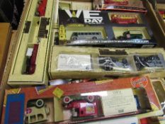 Box of 53 Lledo model vehicles, all in original boxes, including horse-drawn, limited edition etc.