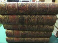 1720, rare, complete set, Histoire des Empereurs et des autres Princes written by N L De