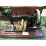 Pfaff sewing machine with case. Estimate £20-30. Please note that this lot will carry VAT @ 20%