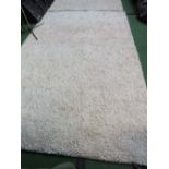 John Lewis 'Darwin' cream coloured wool rug, 300 x 200. Estimate £50-100