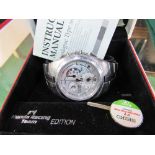 Seiko Arctura perpetual wristwatch with stainless steel strap, in box. Estimate £70-100
