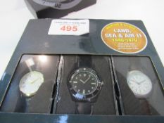 6 new military style wristwatches. Estimate £10-20