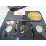 6 new military style wristwatches. Estimate £10-20