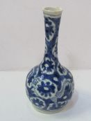 Small Chinese dragon vase. Estimate £30-50