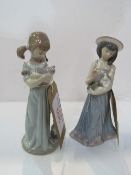 Lladro figurine 'Don't Forget Me' together with 'Elizabeth' no. 5645, both boxed. Estimate £35-50