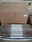 9 Danish Crown cardboard boxes & 37 plain cardboard boxes