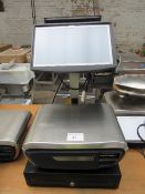 Avery Berkel XT420 digital scales together with cash register