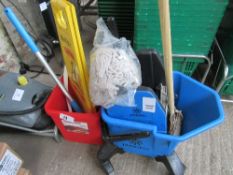 Karcher Professional DE4002 pressure washer & a Jangro mop bucket & another