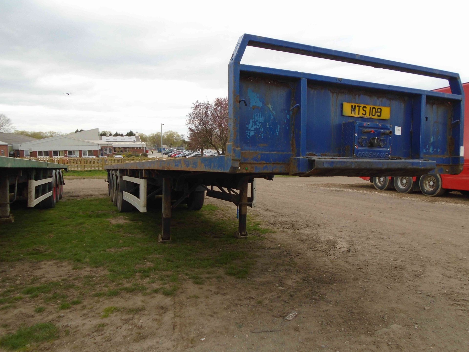 44ft tri-axle flat trailer