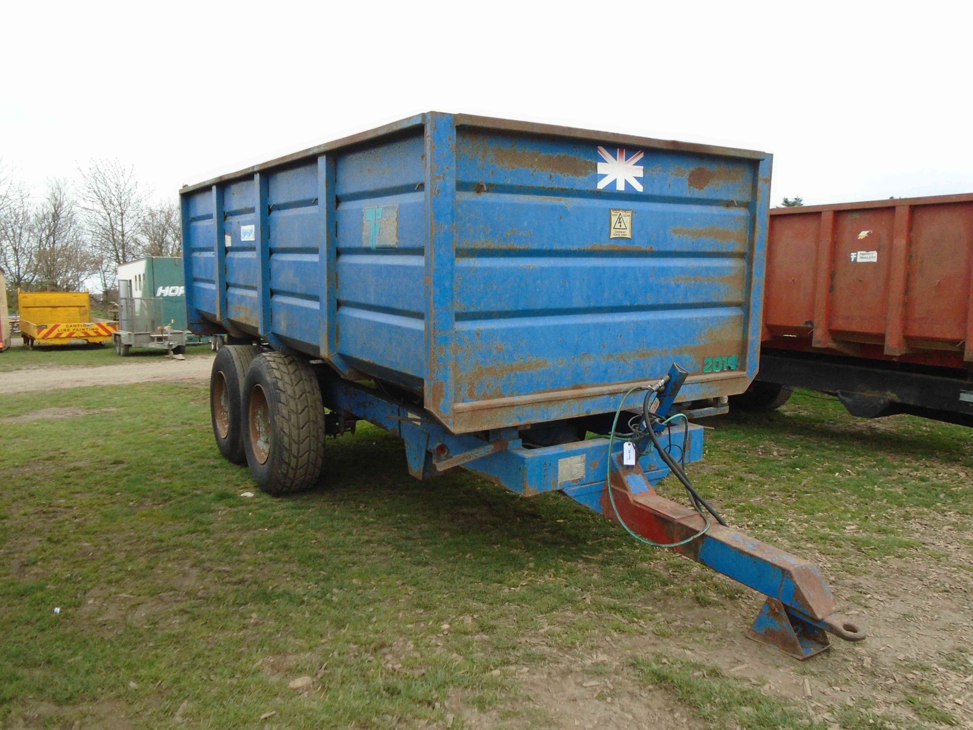 Marston 12T dump trailer