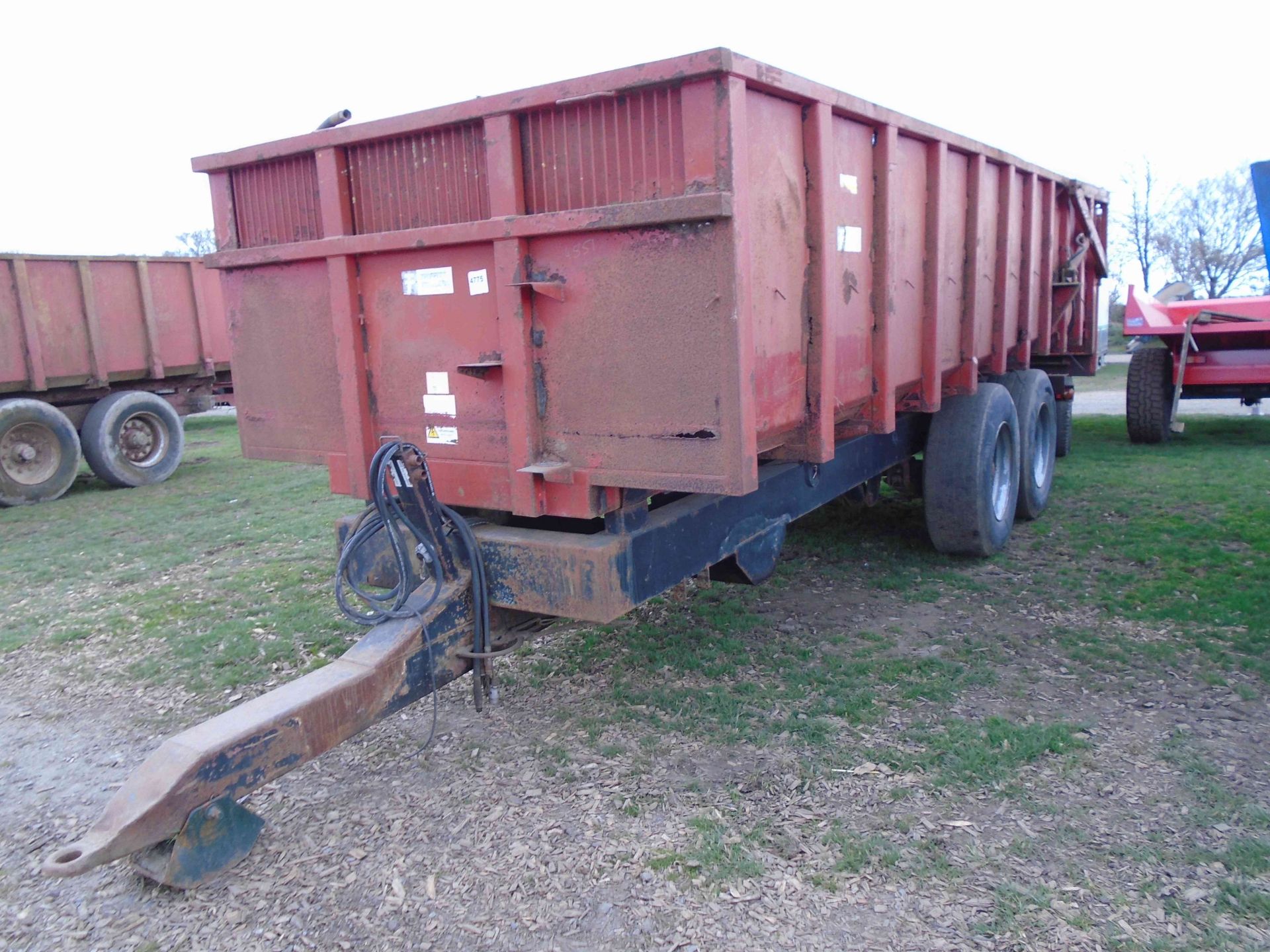 Triffitt 14T trailer, hydraulic door