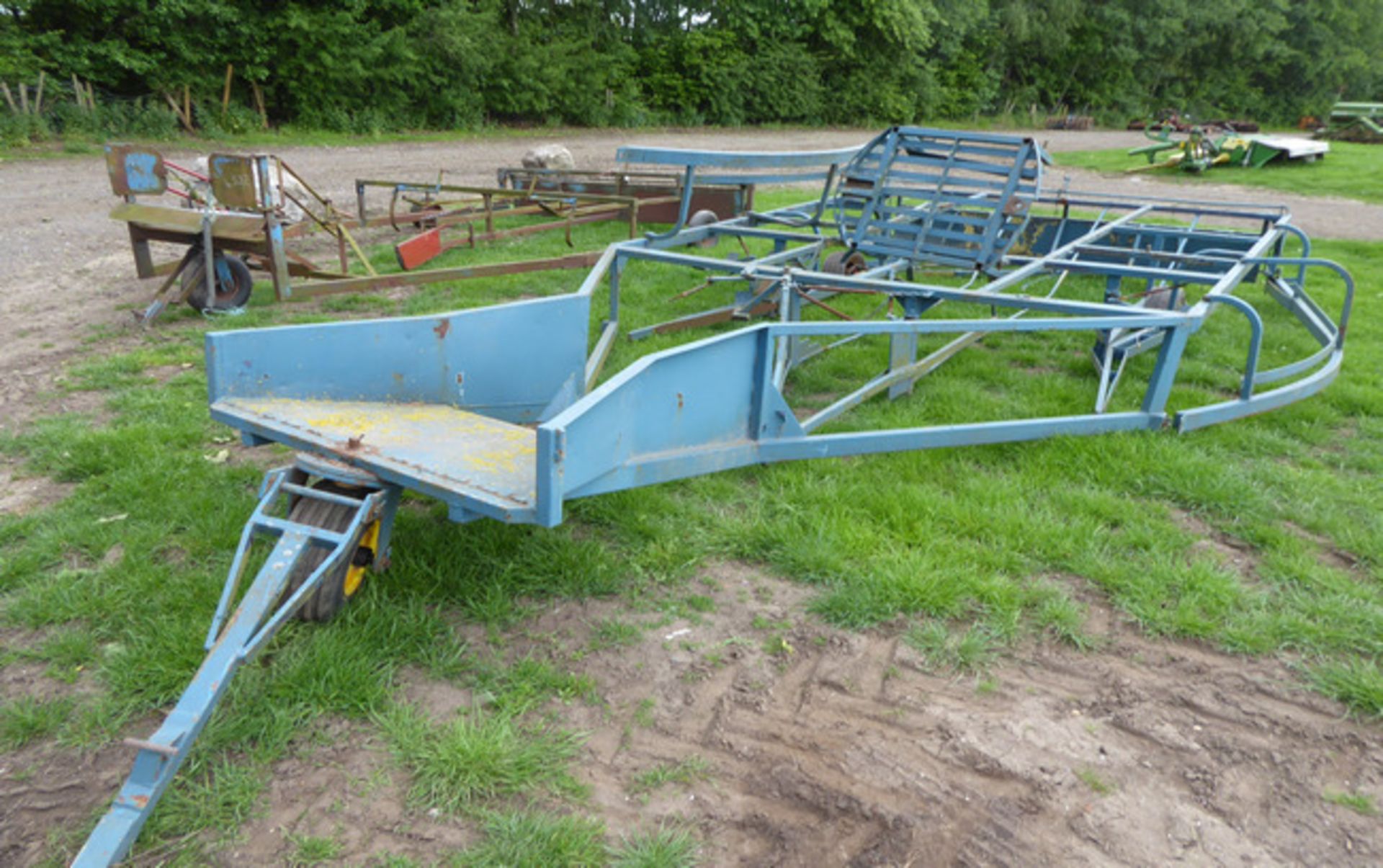 Cooks flat 8 bale sledge