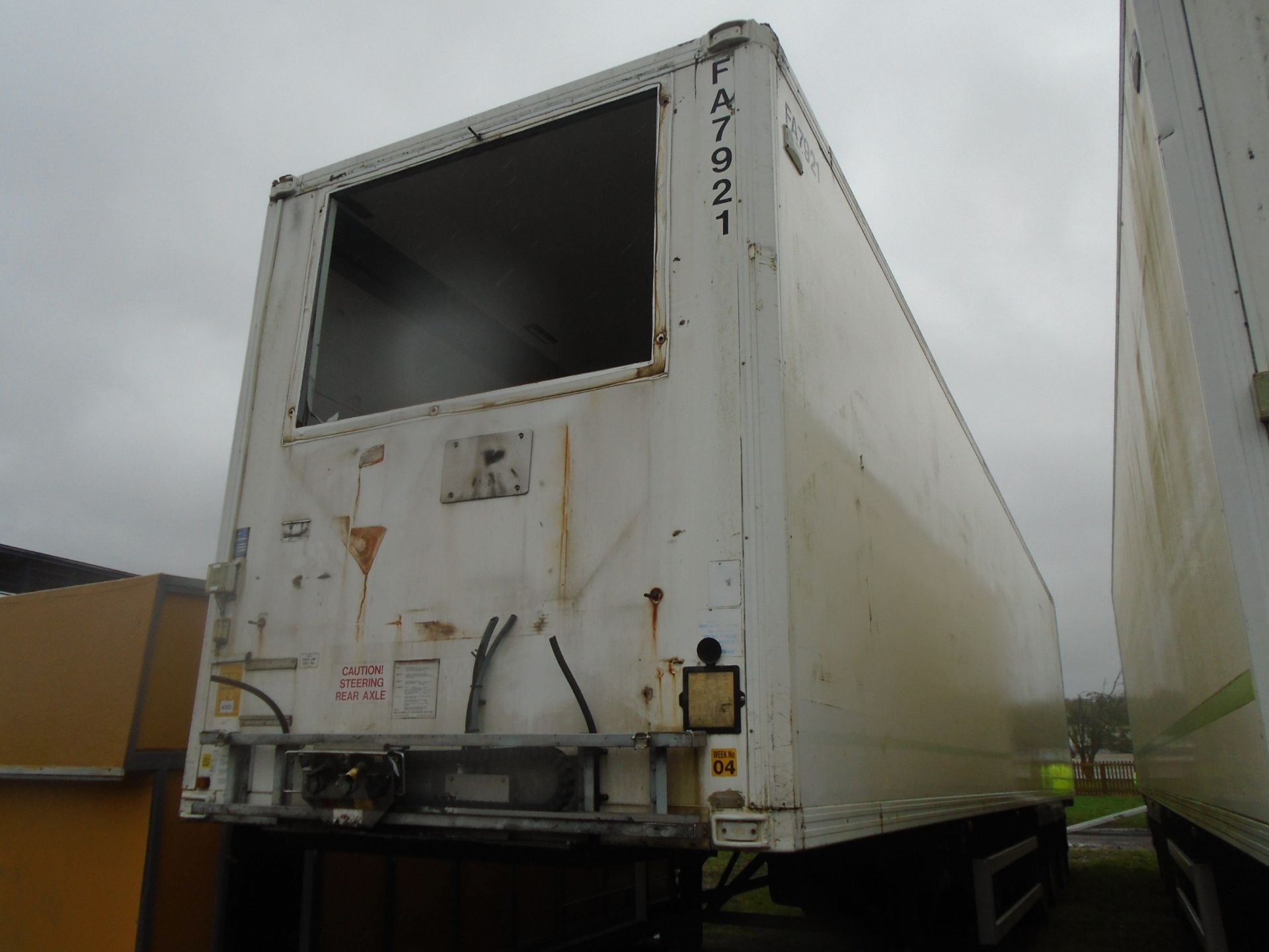 45ft fridge box trailer less fridge unit
