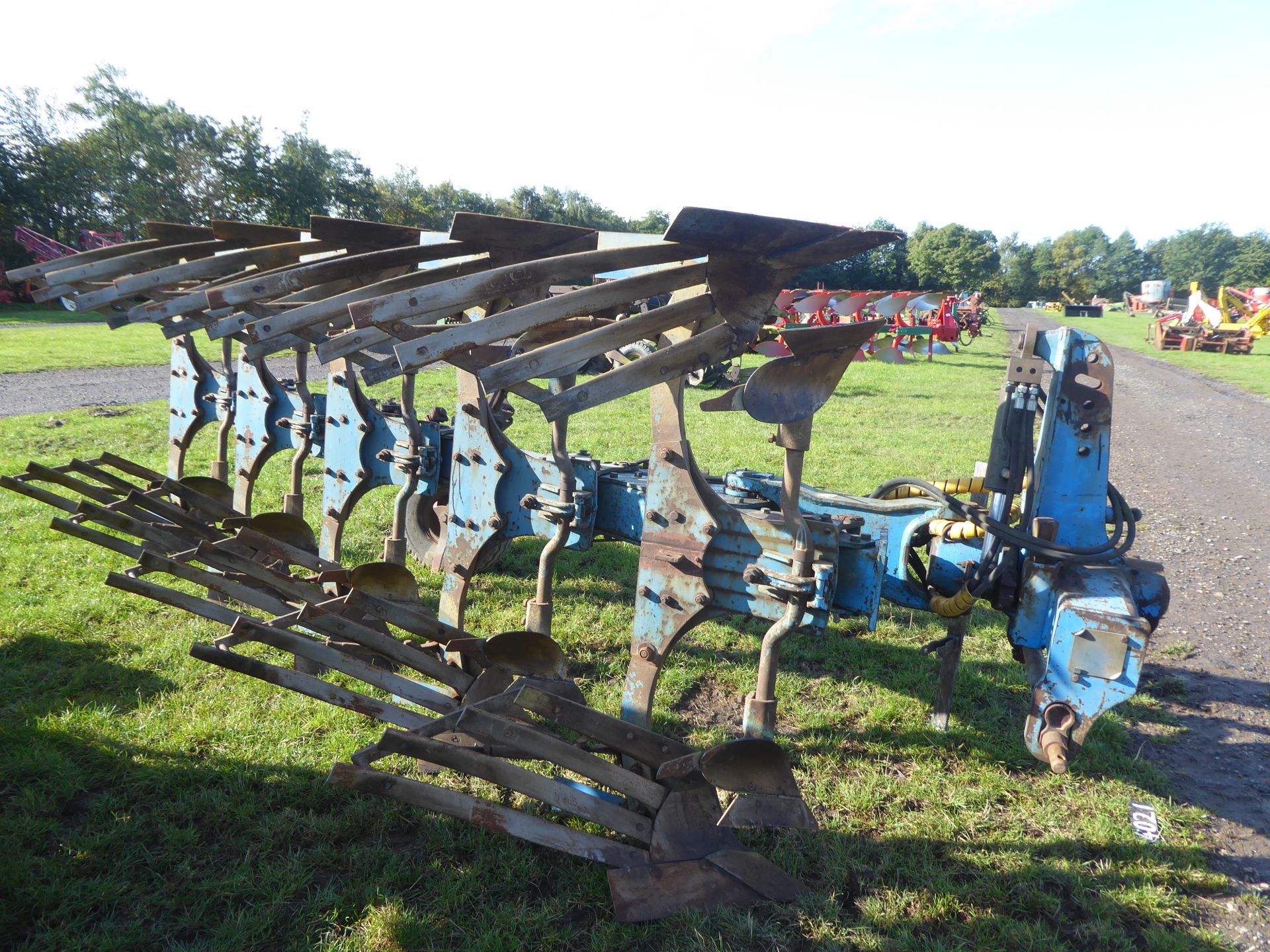 Lemken DL-V 160 vari width plough, slatted moleboards, very good metal - Image 2 of 2