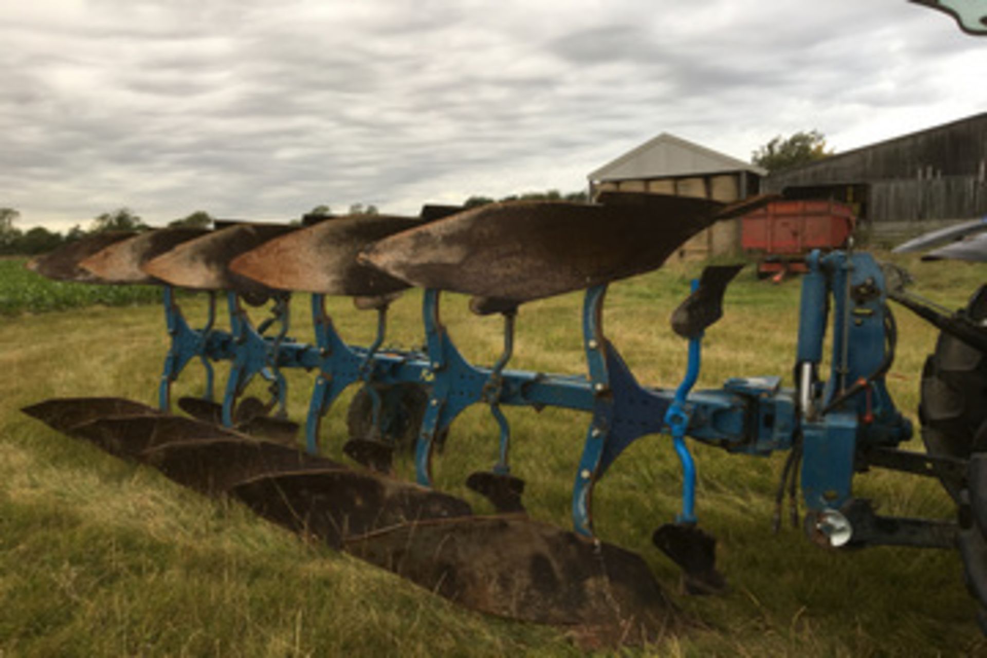 Rabe Raven 1500 5F reversible plough with depth wheel - Image 2 of 3