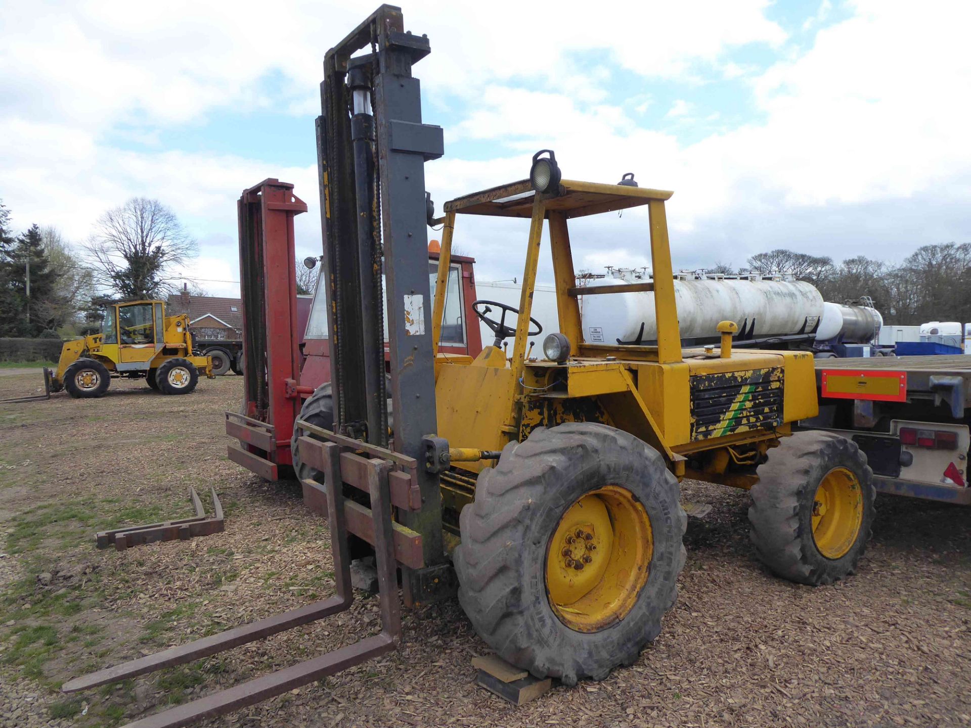 Manitou rough terrain forklift