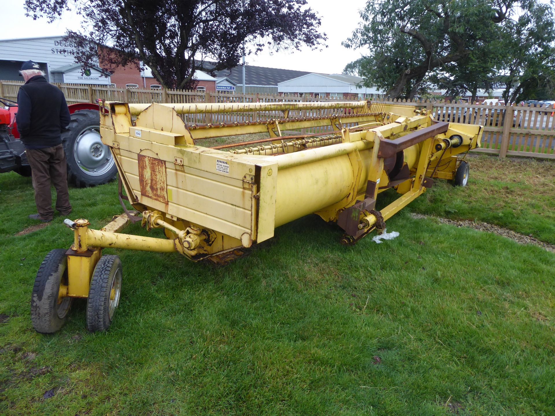 Whole crop header and trolley to fit John Deere forage harvester