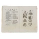 VESLING, Johann (1598-1649) - Tavole anatomiche. Padua: Conzatti, 1745.An edition created to