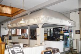 1 x Botany Bay Cafe 1855 Canopy With Ornate Pillars - Ref BB000 1855 - CL351 - Location: Chorley PR6