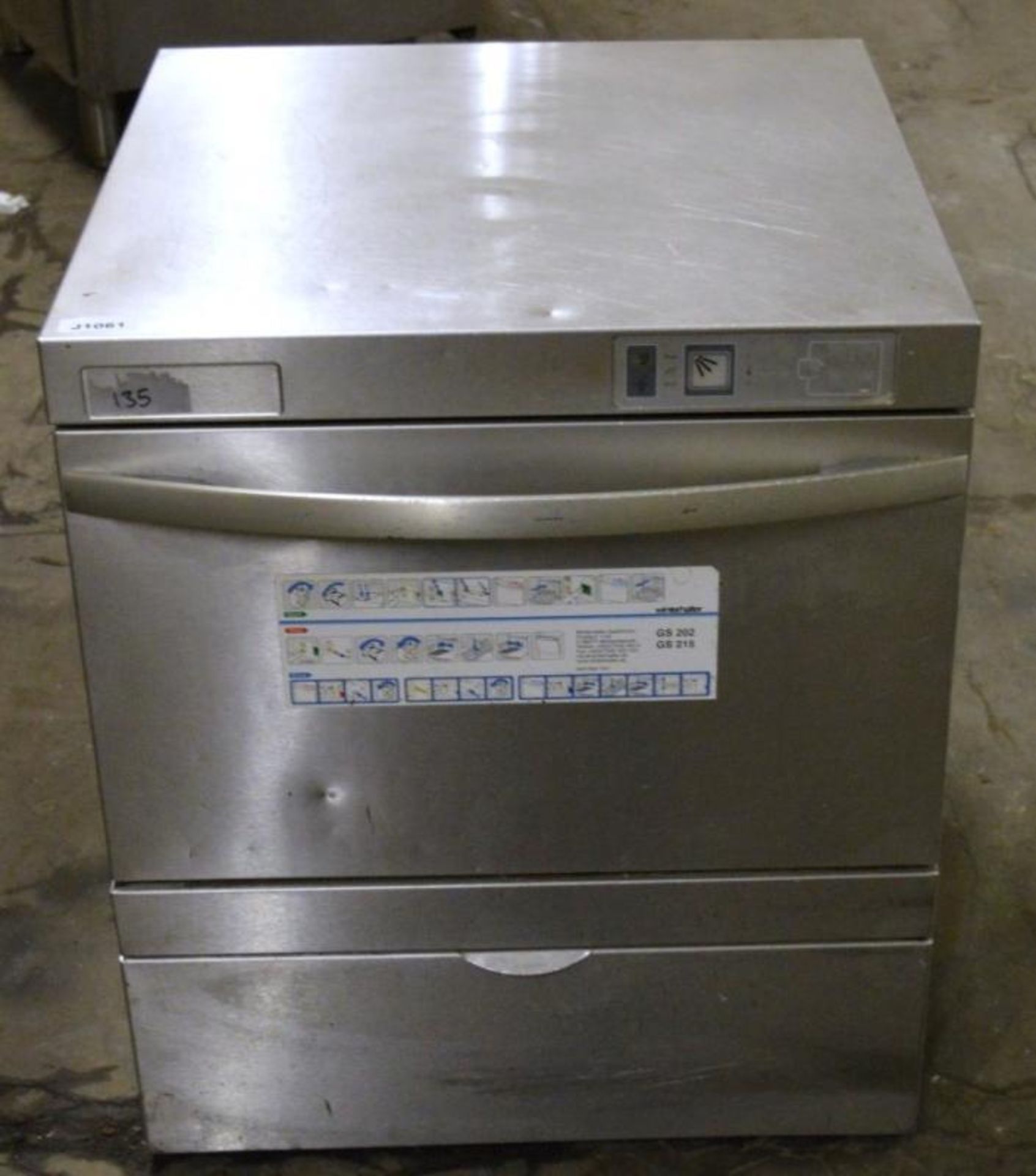 1 x Winterhalter GS Undercounter Commercial Dish Washer - Stainless Steel - 3 Phase - H70 x W60 x D6 - Image 2 of 4