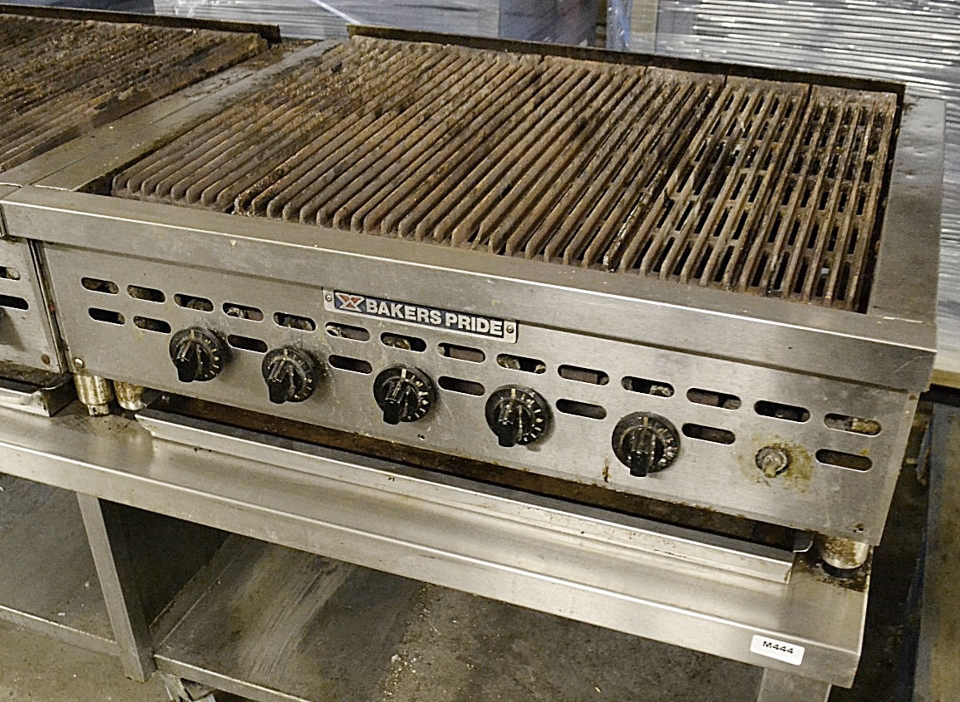 A Pair Of BAKERS PRIDE 6-Gas Radiant Chargrills With Storage Unit - City Centre Restaurant Closure - - Image 3 of 5